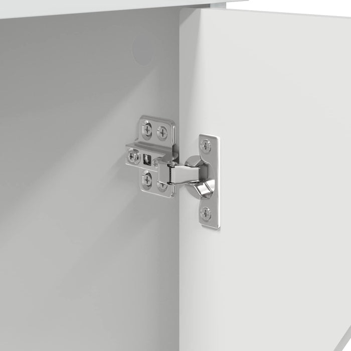 Casa pentru pisici Alb Lucios 53 x 52 x 62 cm Lemn compozit - WALTI WALTI