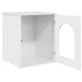 Casa pentru pisici Alb Lucios 53 x 52 x 62 cm Lemn compozit - WALTI WALTI