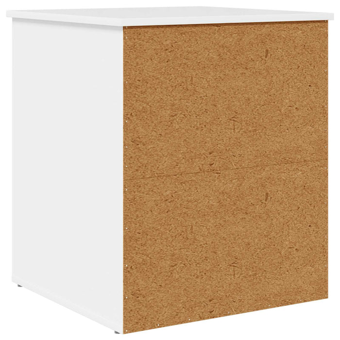 Casa pentru pisici Alb Lucios 53 x 52 x 62 cm Lemn compozit - WALTI WALTI