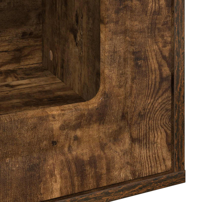 Casa pentru pisici Stejar fumuriu 53 x 52 x 62 cm Lemn compozit - WALTI WALTI