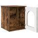 Casa pentru pisici Stejar fumuriu 53 x 52 x 62 cm Lemn compozit - WALTI WALTI