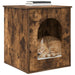 Casa pentru pisici Stejar fumuriu 53 x 52 x 62 cm Lemn compozit - WALTI WALTI