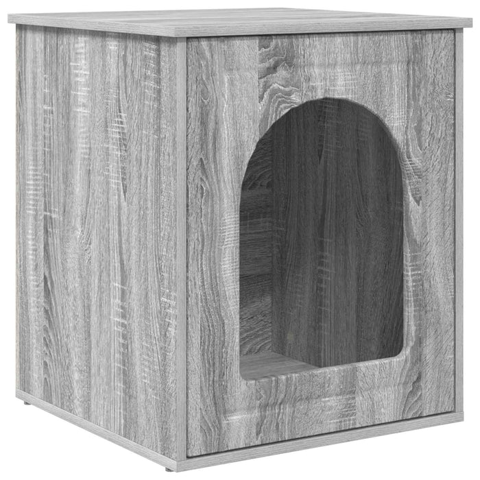 Casa pentru pisici Gri Sonoma 53 x 52 x 62 cm Lemn compozit - WALTI WALTI