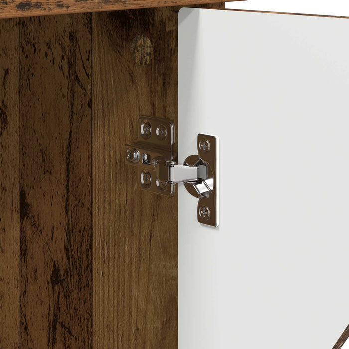 Casa pentru pisici Lemn vechi 53 x 52 x 62 cm Lemn compozit - WALTI WALTI