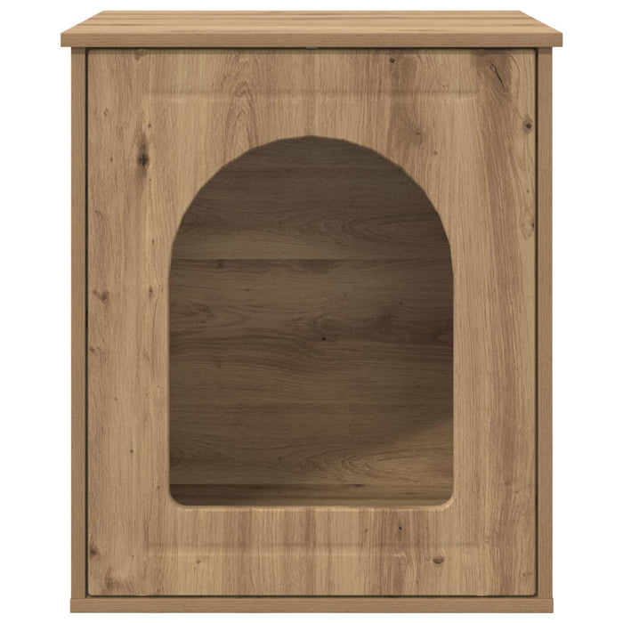 Casa pentru pisici Stejar artizanal 53 x 52 x 62 cm - WALTI WALTI