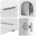 Casa pentru pisici Alb 85 x 55 x 50,5 cm Lemn compozit - WALTI WALTI