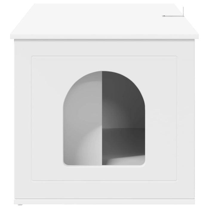 Casa pentru pisici Alb 85 x 55 x 50,5 cm Lemn compozit - WALTI WALTI