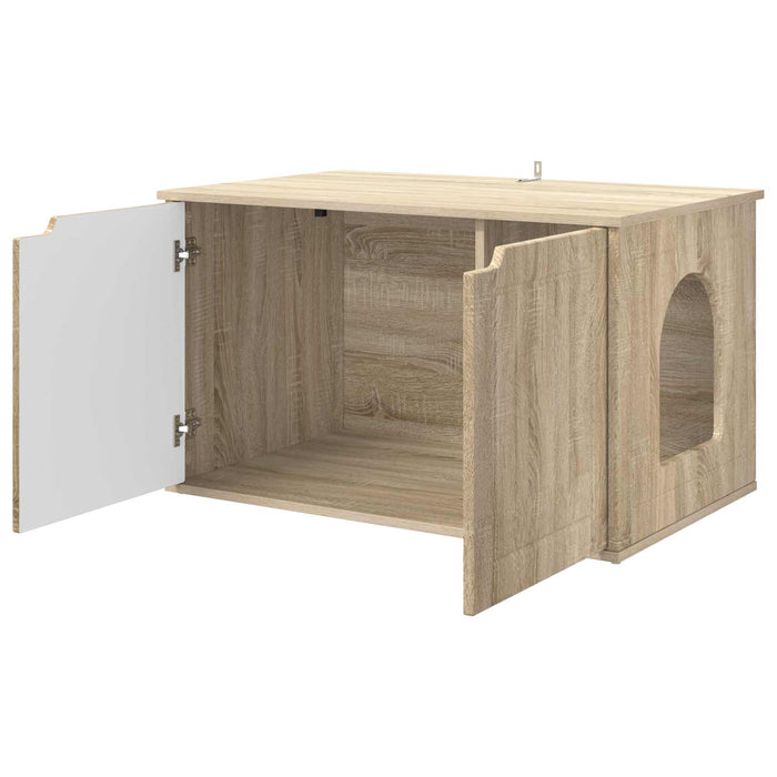 Casa pentru pisici Sonoma 85 x 55 x 50,5 cm Lemn compozit - WALTI WALTI