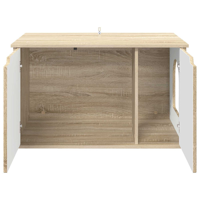 Casa pentru pisici Sonoma 85 x 55 x 50,5 cm Lemn compozit - WALTI WALTI