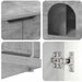 Casa pentru pisici Beton 85 x 55 x 50,5 cm Lemn compozit - WALTI WALTI