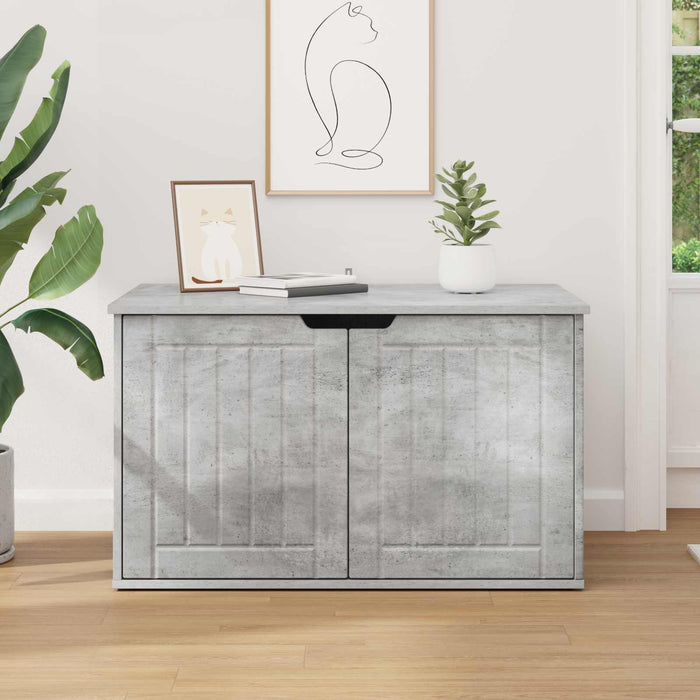 Casa pentru pisici Beton 85 x 55 x 50,5 cm Lemn compozit - WALTI WALTI