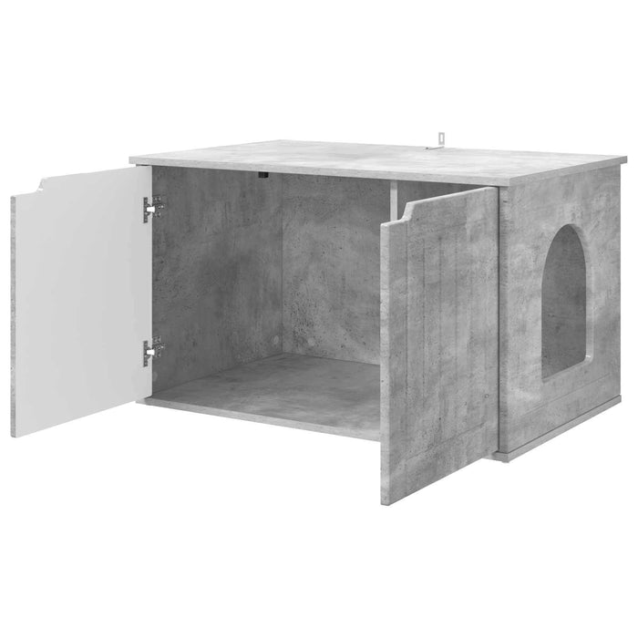 Casa pentru pisici Beton 85 x 55 x 50,5 cm Lemn compozit - WALTI WALTI