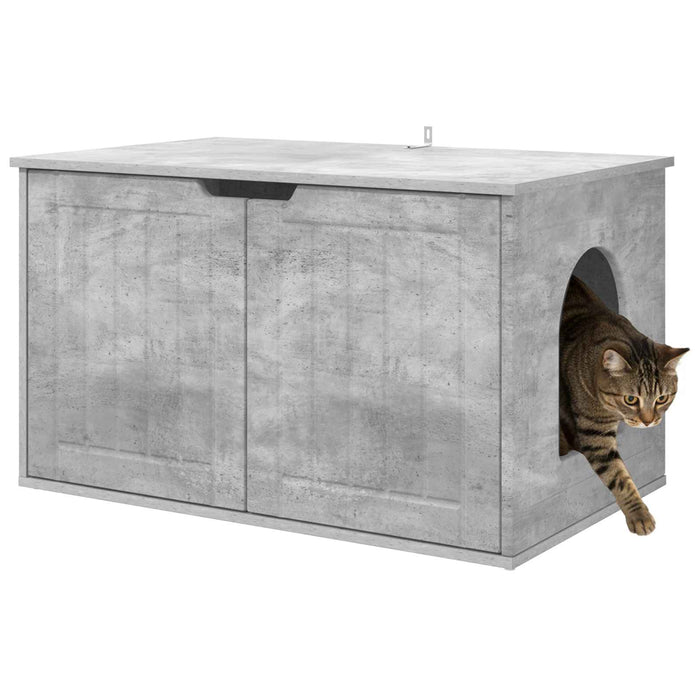 Casa pentru pisici Beton 85 x 55 x 50,5 cm Lemn compozit - WALTI WALTI