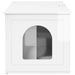 Casa pentru pisici Alb Lucios 85 x 55 x 50,5 cm Lemn compozit - WALTI WALTI