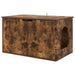 Casa pentru pisici Stejar fumuriu 85 x 55 x 50,5 cm - WALTI WALTI