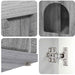 Casa pentru pisici Gri Sonoma 85 x 55 x 50,5 cm Lemn compozit - WALTI WALTI