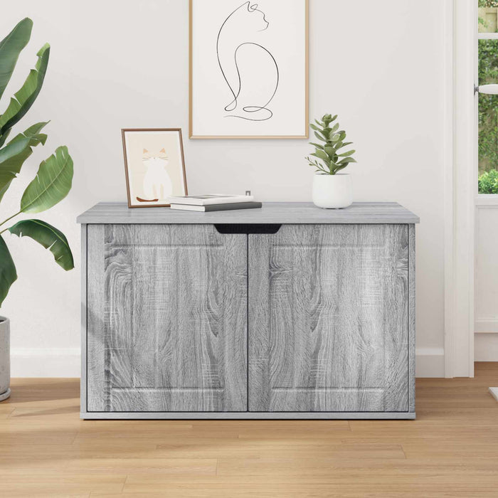 Casa pentru pisici Gri Sonoma 85 x 55 x 50,5 cm Lemn compozit - WALTI WALTI