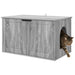 Casa pentru pisici Gri Sonoma 85 x 55 x 50,5 cm Lemn compozit - WALTI WALTI