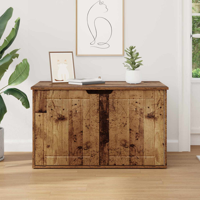 Casa pentru pisici Lemn vechi 85 x 55 x 50,5 cm Lemn compozit - WALTI WALTI