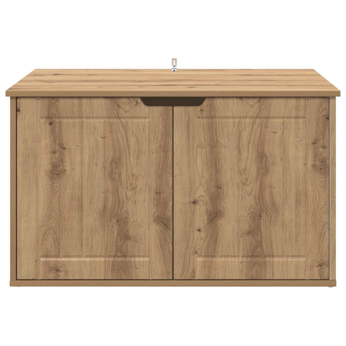 Casa pentru pisici Stejar artizanal 85 x 55 x 50,5 cm WALTI