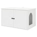 Casa pentru pisici Alb 85 x 55 x 50,5 cm Lemn compozit - WALTI WALTI