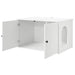 Casa pentru pisici Alb 85 x 55 x 50,5 cm Lemn compozit - WALTI WALTI