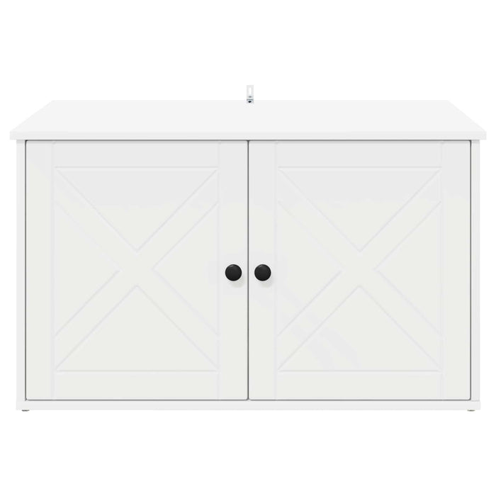 Casa pentru pisici Alb 85 x 55 x 50,5 cm Lemn compozit - WALTI WALTI