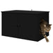 Casa pentru pisici Negru 85 x 55 x 50,5 cm Lemn compozit - WALTI WALTI