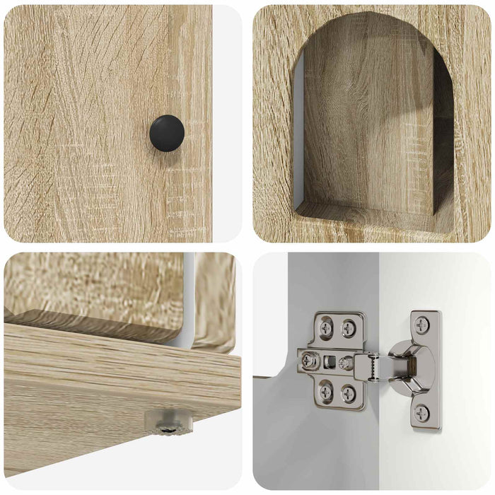 Casa pentru pisici Sonoma 85 x 55 x 50,5 cm Lemn compozit - WALTI WALTI
