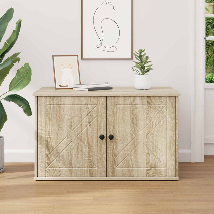 Casa pentru pisici Sonoma 85 x 55 x 50,5 cm Lemn compozit - WALTI WALTI
