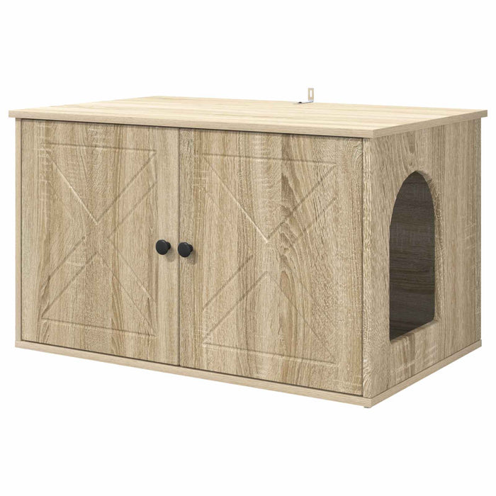 Casa pentru pisici Sonoma 85 x 55 x 50,5 cm Lemn compozit - WALTI WALTI
