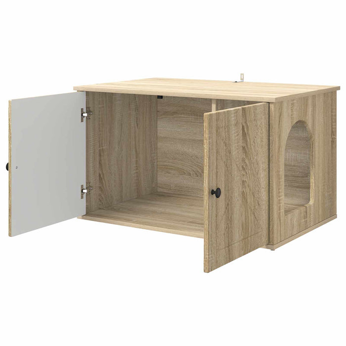 Casa pentru pisici Sonoma 85 x 55 x 50,5 cm Lemn compozit - WALTI WALTI