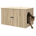 Casa pentru pisici Sonoma 85 x 55 x 50,5 cm Lemn compozit - WALTI WALTI