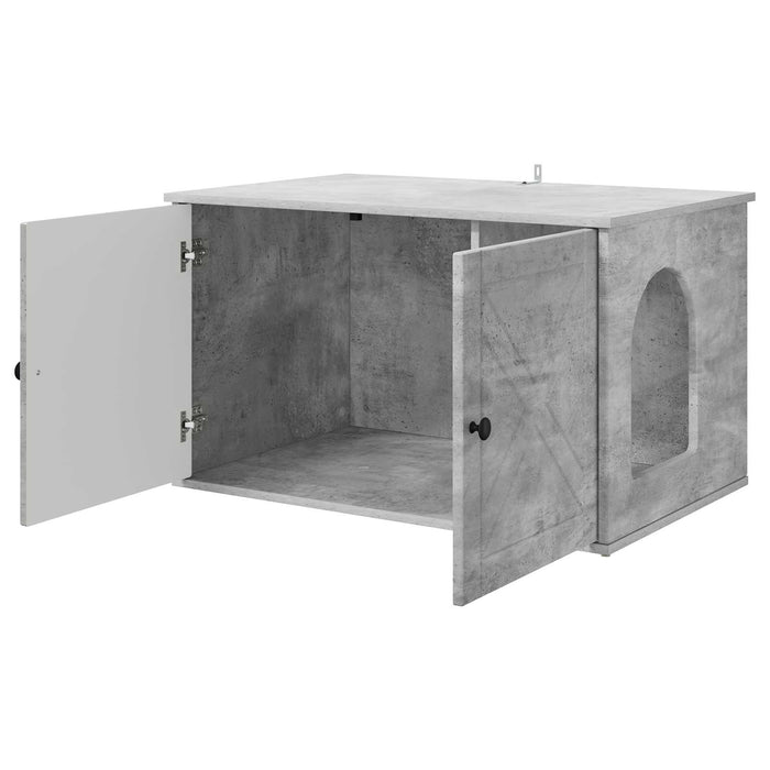 Casa pentru pisici Beton 85 x 55 x 50 cm Lemn compozit - WALTI WALTI