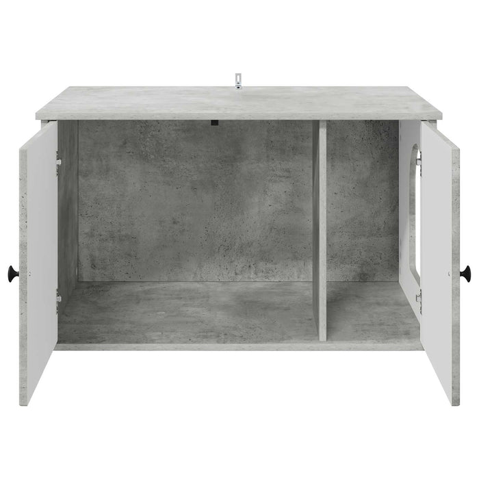 Casa pentru pisici Beton 85 x 55 x 50 cm Lemn compozit - WALTI WALTI