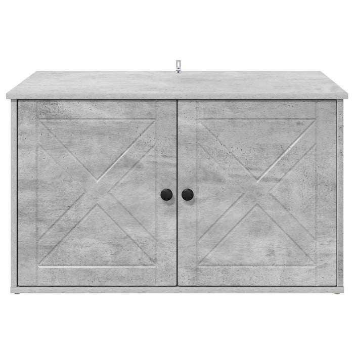 Casa pentru pisici Beton 85 x 55 x 50 cm Lemn compozit - WALTI WALTI