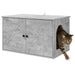 Casa pentru pisici Beton 85 x 55 x 50 cm Lemn compozit - WALTI WALTI