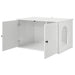 Casa pentru pisici Alb Lucios 85 x 55 x 50 cm Lemn compozit - WALTI WALTI