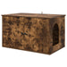 Casa pentru pisici Stejar fumuriu 85 x 55 x 50 cm Lemn compozit - WALTI WALTI