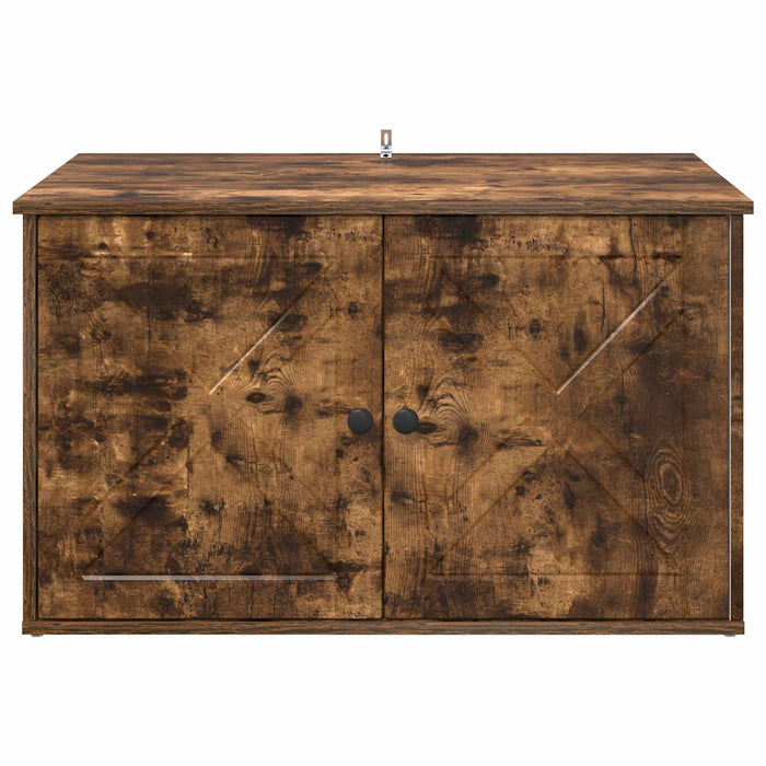 Casa pentru pisici Stejar fumuriu 85 x 55 x 50 cm Lemn compozit - WALTI WALTI