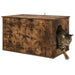 Casa pentru pisici Stejar fumuriu 85 x 55 x 50 cm Lemn compozit - WALTI WALTI