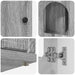 Casa pentru pisici Gri Sonoma 85 x 55 x 50 cm Lemn compozit - WALTI WALTI