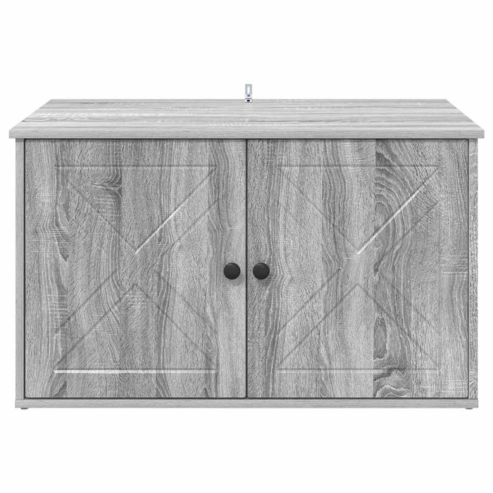 Casa pentru pisici Gri Sonoma 85 x 55 x 50 cm Lemn compozit - WALTI WALTI