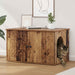 Casa pentru pisici Lemn vechi 85 x 55 x 50 cm Lemn compozit - WALTI WALTI