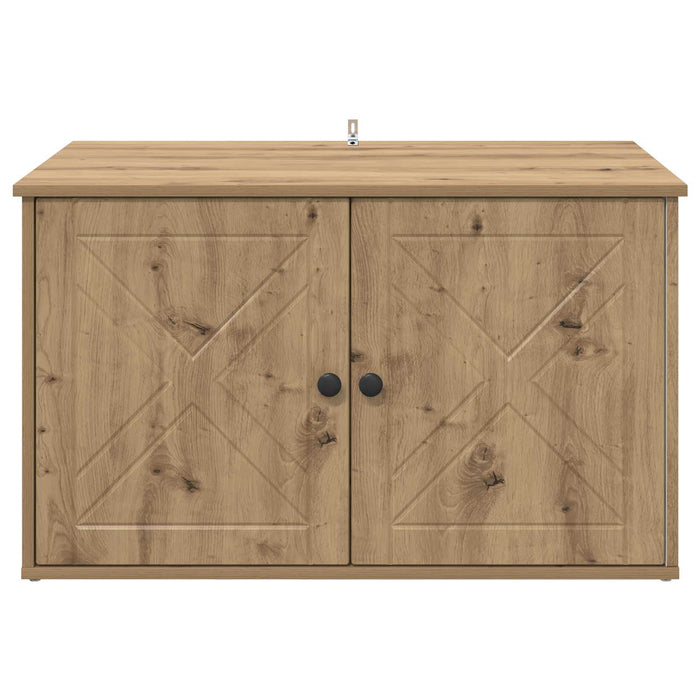 Casa pentru pisici Stejar artizanal 85 x 55 x 50 cm - WALTI WALTI