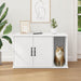 Casa pentru pisici Alb 85 x 55 x 50 cm Lemn compozit - WALTI WALTI