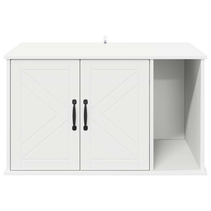 Casa pentru pisici Alb 85 x 55 x 50 cm Lemn compozit - WALTI WALTI