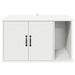 Casa pentru pisici Alb 85 x 55 x 50 cm Lemn compozit - WALTI WALTI