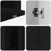 Casa pentru pisici Negru 85 x 55 x 50 cm Lemn compozit - WALTI WALTI