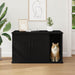 Casa pentru pisici Negru 85 x 55 x 50 cm Lemn compozit - WALTI WALTI